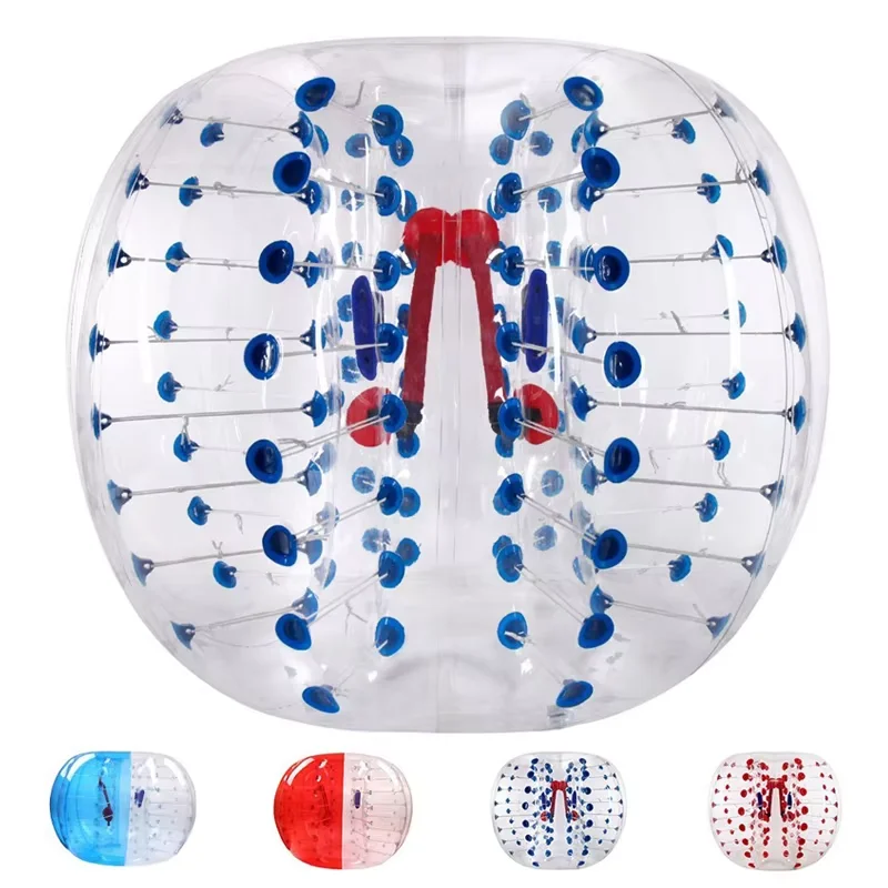 Bumper gonflable en PVC pour adultes et adolescents, jouet gonflable, balle de football à bulles, Sumo imbibé, respectueux de l'environnement, extérieur, 1.5m, 1.2m, Diam