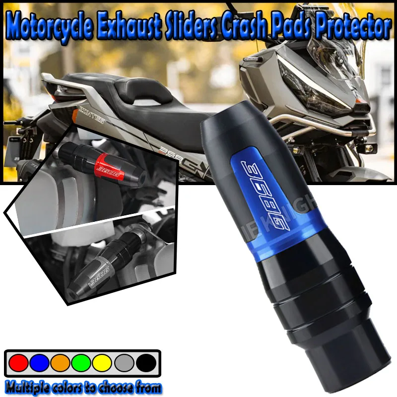 

Fit For ZONTES 368G Motorcycle CNC Exhaust Sliders Crash Protection Pad Thickened Falling Protector Fit For ZONTES 368G