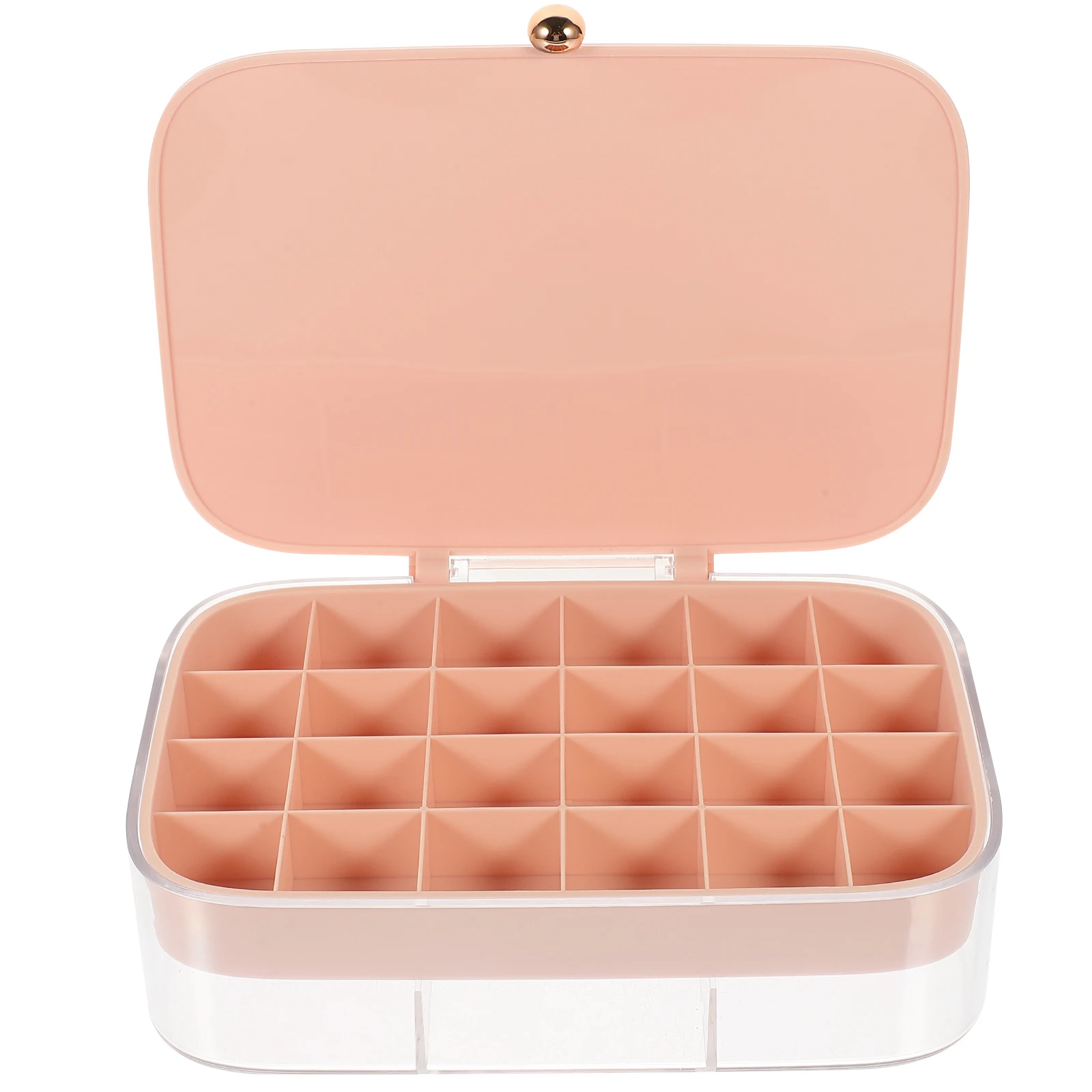 

Holder Jewelry Storage Box Girls Case for Earring Organizer Stand Pink Abs Travel