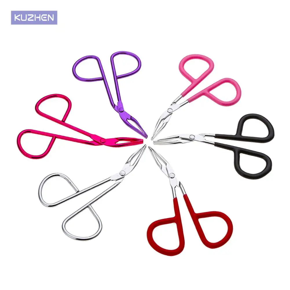 High Quality Hair Remove Scissors Flat Tip Eyebrow Tweezer Clamp Clipper New