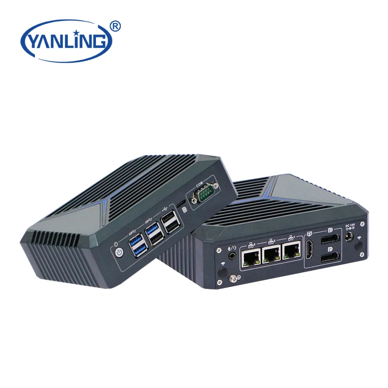 fanless computer rugged and reliable compact embedded PC with J6412 quad core processor