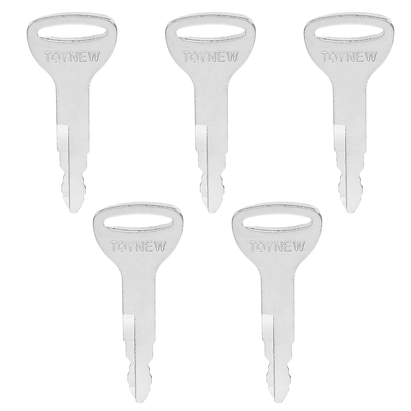 

5 pcs Ignition Keys Durable Precision Fit Easy Use Forklifts Bulldozer Replacement Equipment Loader Mower Grader Crane Logging