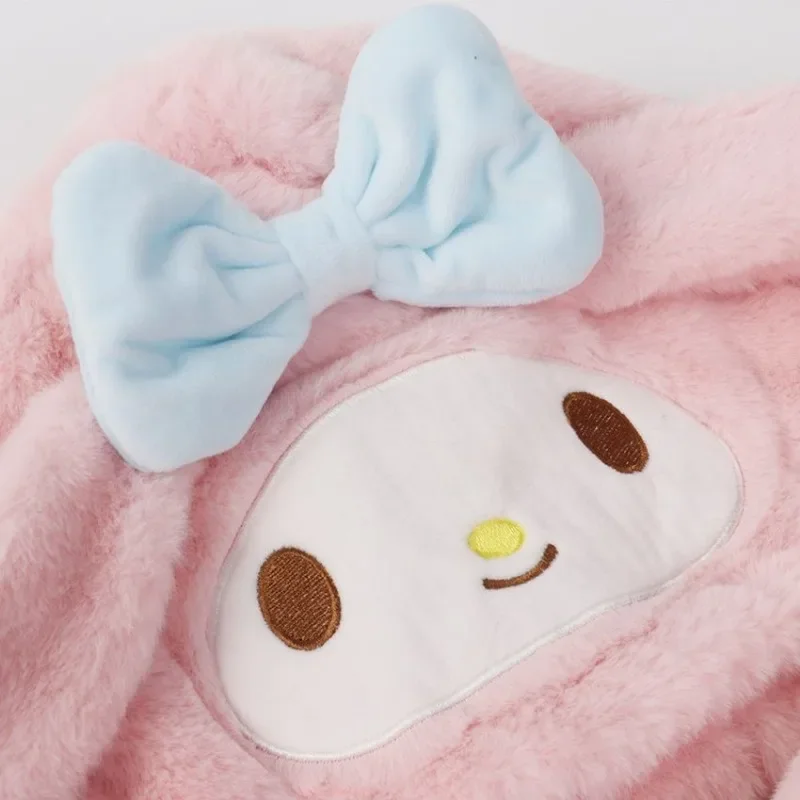 Chapeau de protection des oreilles en peluche pour femme, Cinnamoroll Kuromi My Melody Pochacco, dessin animé mignon, chaud et mignon, Sanurgente, hiver, nouveau produit