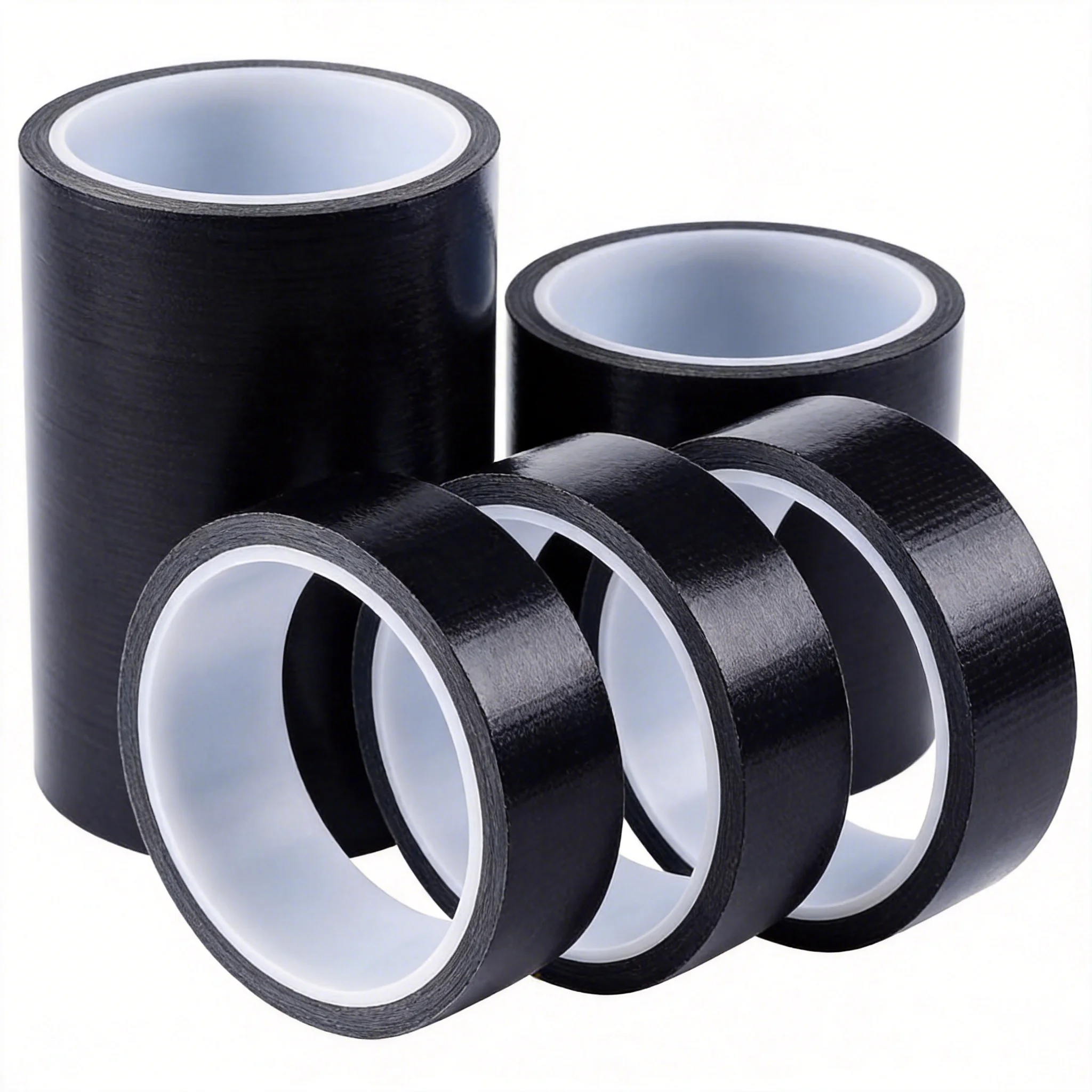 5 Rolls Anti Static PTFE Fiberglass Tape 50mm x 10m ESD High Temperature Non Stick Tape Electrical Insulation Protection