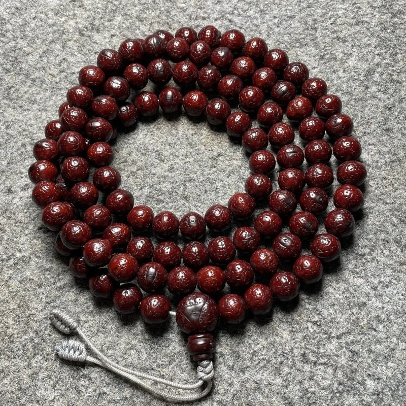 Nepal Phongyan Bodhi 108 Bead Buddha Bracelet Tibetan Style Cultural Ornament