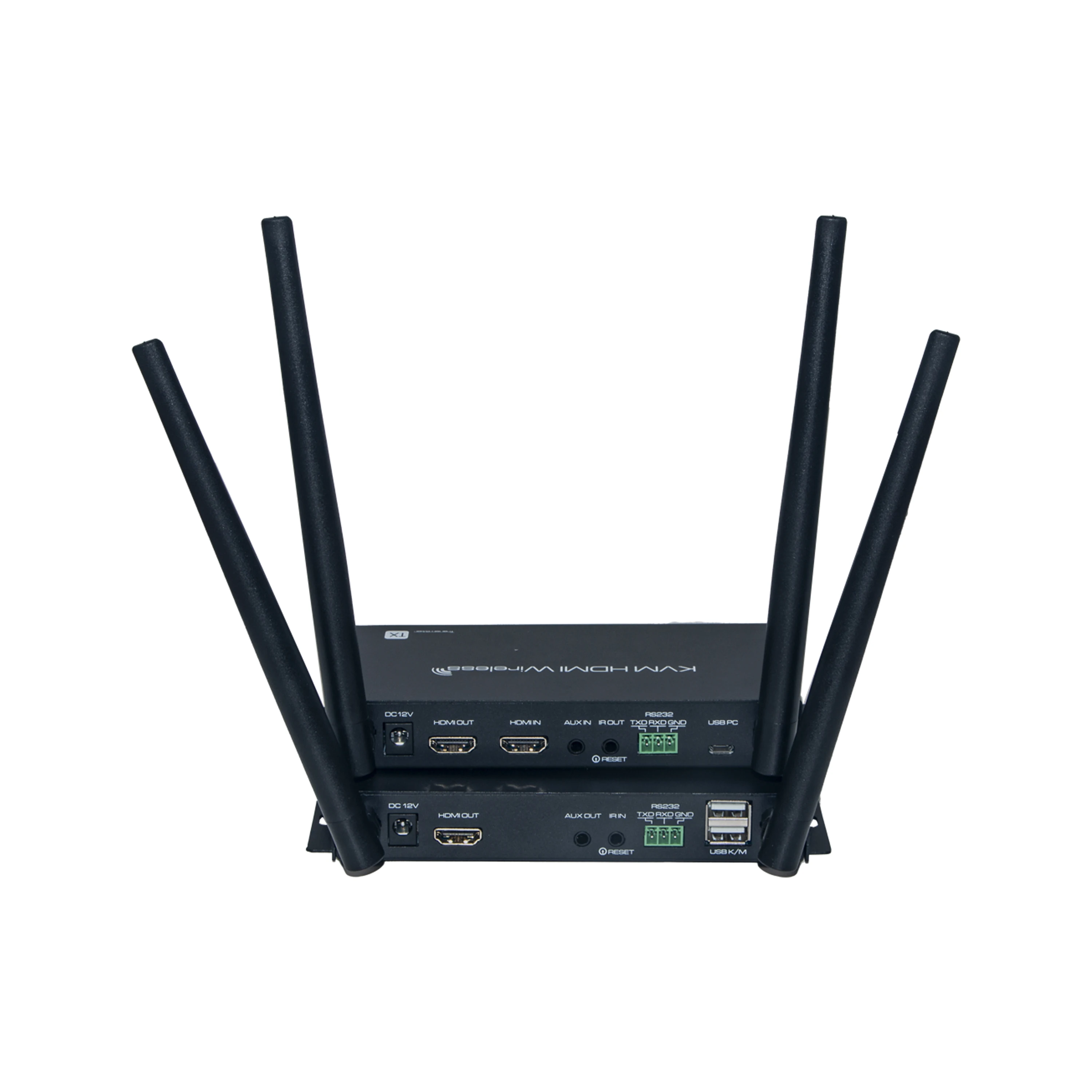 4K Loop 1080p 100M inalámbrico HDMI KVM extensor transmisor de vídeo receptor divisor para TV Box DVD Laotop PC a TV teclado ratón