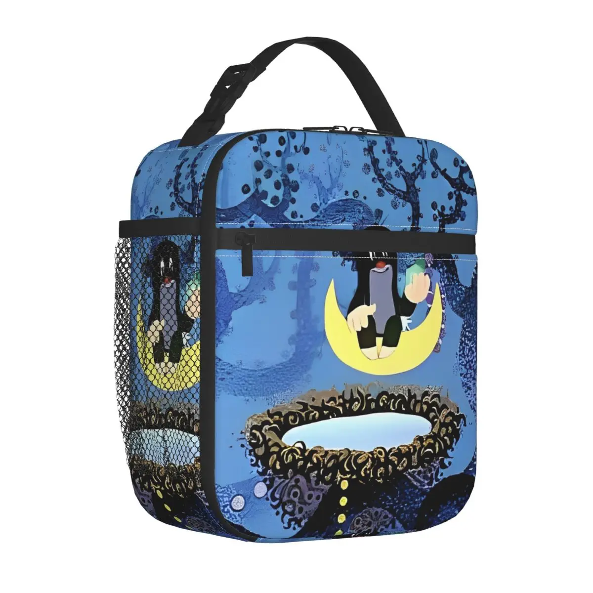 The Little Mole On The Moon Insulated Lunch Bag Thermal Bag Reusable Lunch Container Krtek Cartoon Leakproof Tote Lunch Box