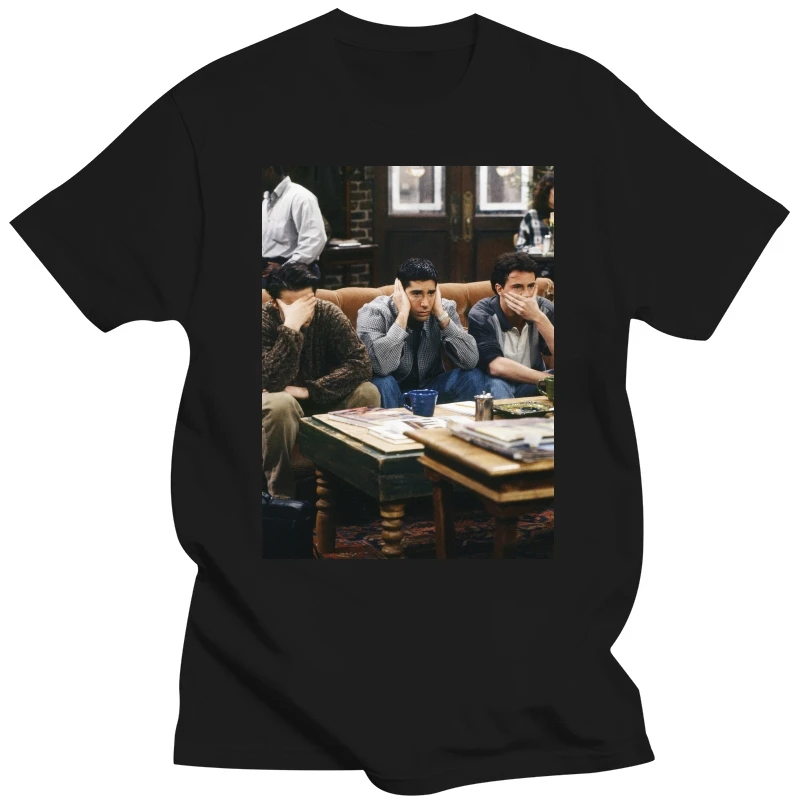 Friends TvShow T Shirt Joey Tribbiani Ross Geller Chandler Bing Friends Gift Friends Women\'s Clothing   Unisex Heavy Cotton Tee