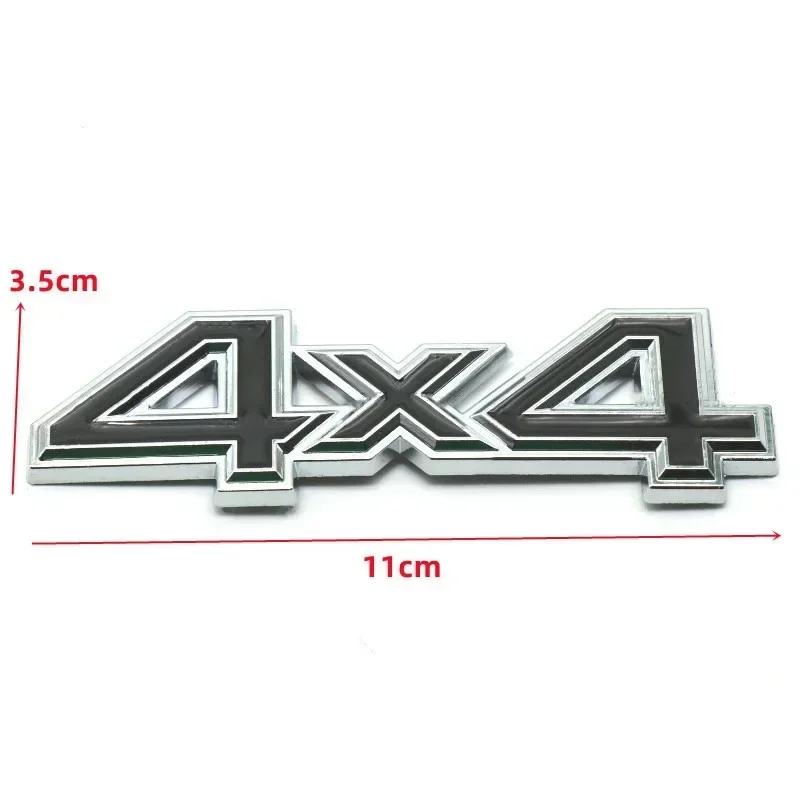 3D Metal Black Silver Red Logo 4X4 Emblem Car Fender Badge Trunk Decal For Jeep 4X4 Sticker Auto Accessories