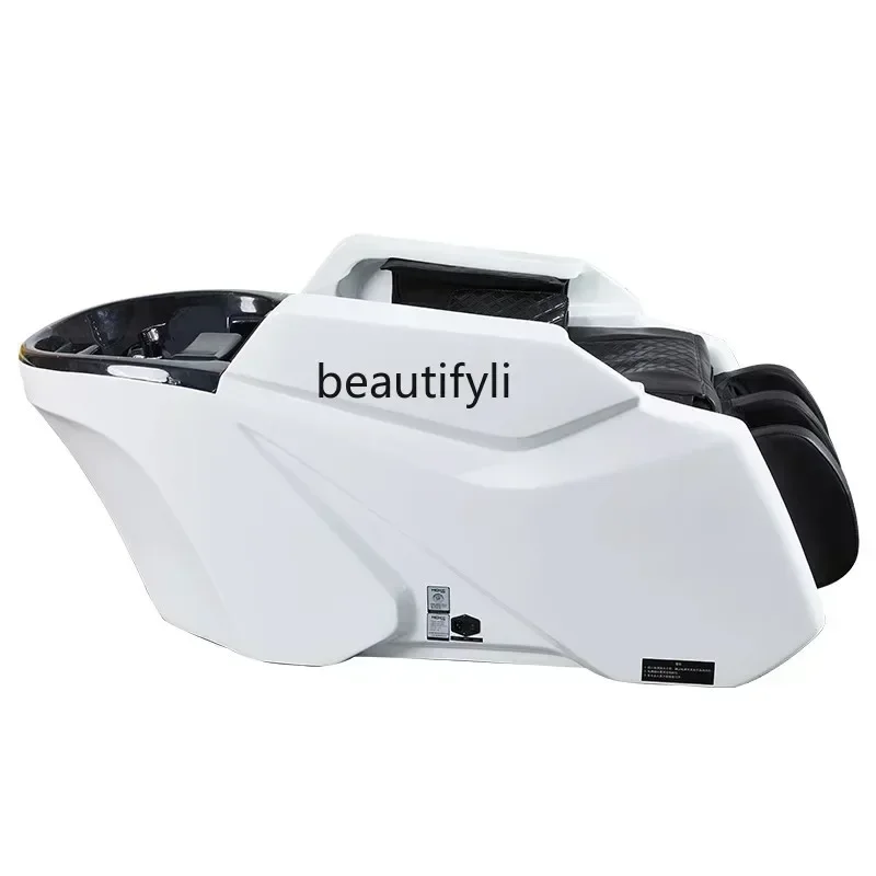 02High-End Intelligent Massage Shampoo Bed Constant Temperature Water Circulation Automatic Multi-Function Head Therapy Bed