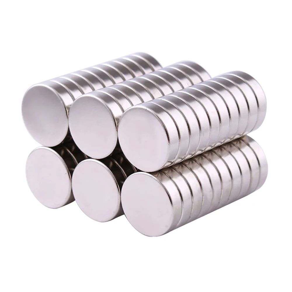 10pcs N52 Magnet 10x1mm 10x2mm 10x3mm 10x4mm 10x5mm Strong Magnetic Round Disc Block Rare Earth Neodymium Mini Fridge Magnets