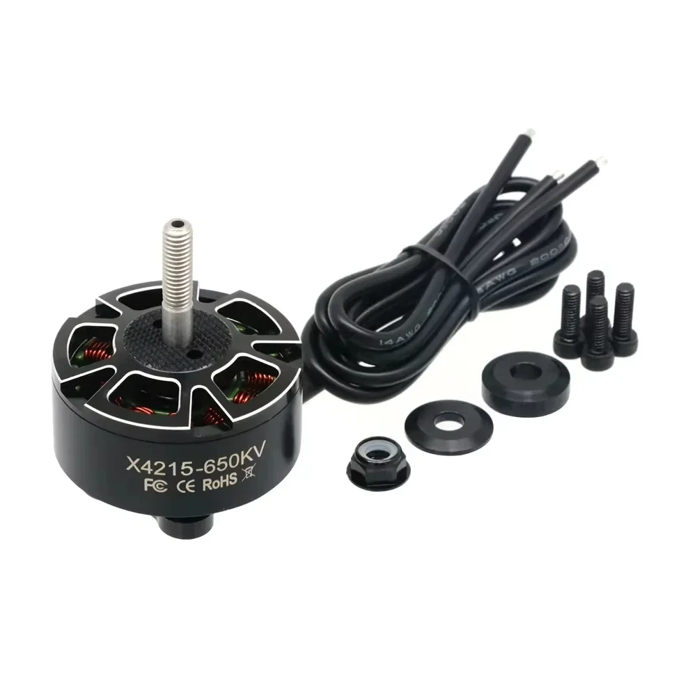 RoRus4pcs Angel RC Motor X4215 400KV 650KV Brushless Motor For 13-16 Inch FPV Drone Long Range RC Model