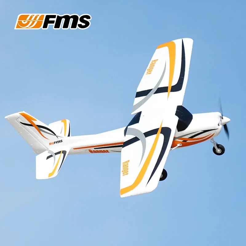 FMS-Avion solitaire à distance avec ailes de partenaires panoramiques, petite mini machine d'entraînement, jouet de simulation, modèle d'avion, cadeau, 850mm