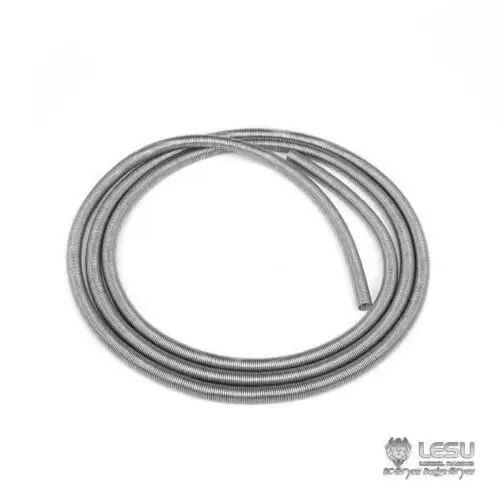 LESU Metal Spring Oil Pipe Protector Part for 1/14 Tamiyaya Crane RC Forklift 3MM Pipe Remoted Car Accessories Toys for Boys