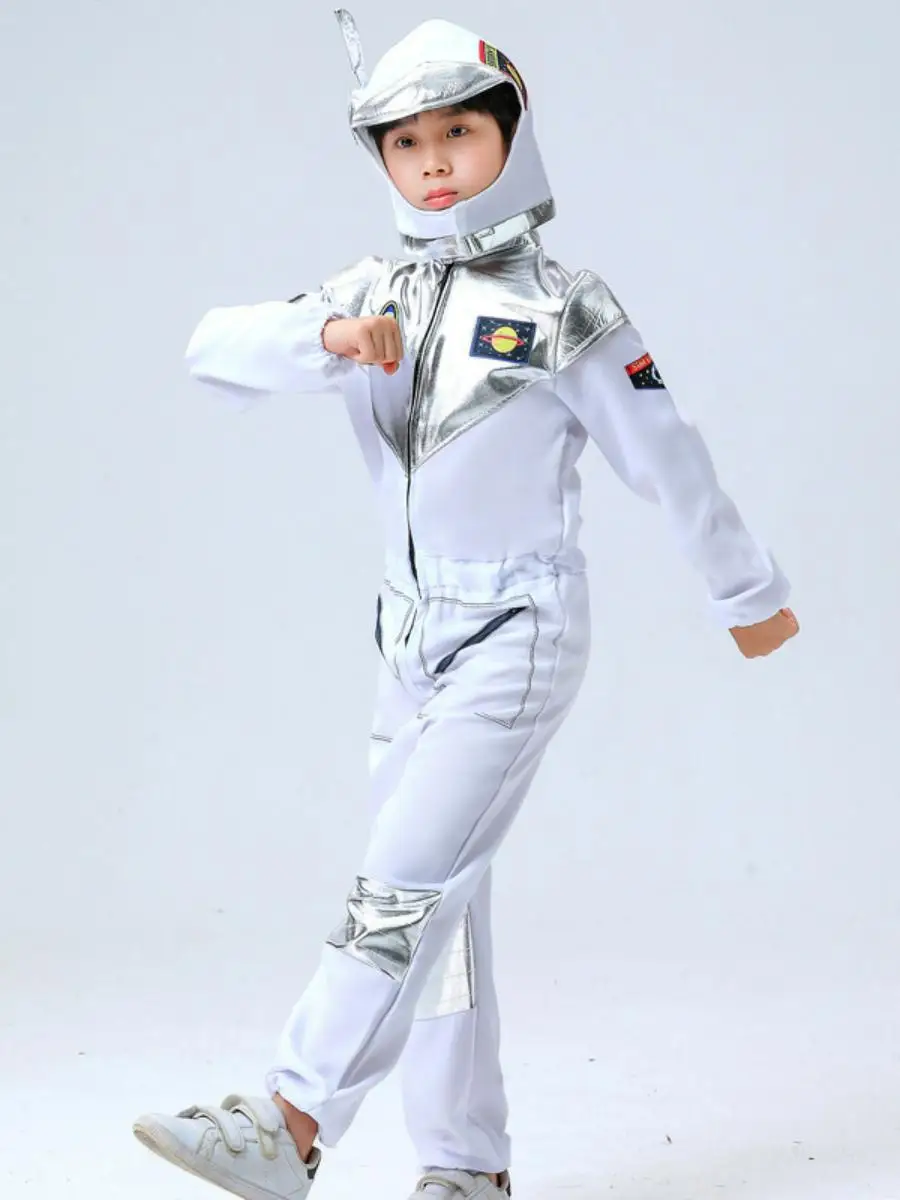 Nouveau Costume spatial d'astronaute pour enfants, Costume de spectacle de maternelle, loween Cosplay, jeu de rôle, Costume spatial