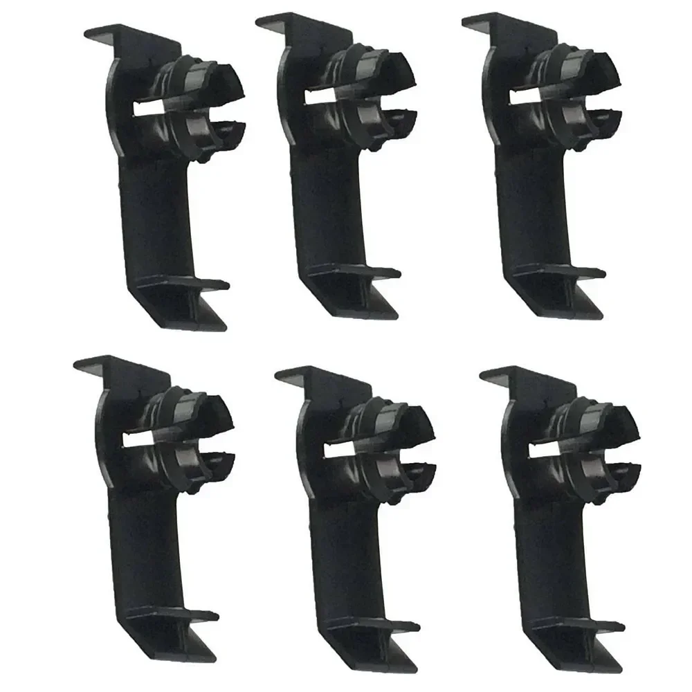 6x Black Plastic Car Window Regulator Clip For Front Left Or Right For BMW For X5 E53 2000-2006 Practical Automobile Accessories