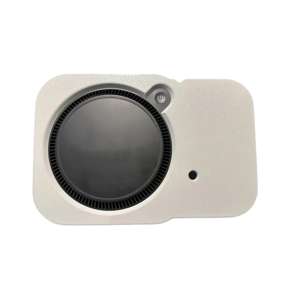 

for Mac Mini M4 Under Desk Stand Gray for Mac Mini 2024 M4/M4 Pro Case Keep the Computer from Falling Save Desktop Space