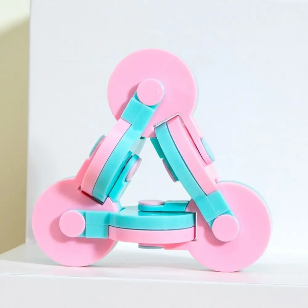 ง่ายต่อการจัดการผ่อนคลาย Spin Sensory ของเล่นหมุนน้ําหนักเบามือ Fidget ของเล่นที่มีสีสัน 3D Spin Fidget ของเล่นเด็กผู้ใหญ่