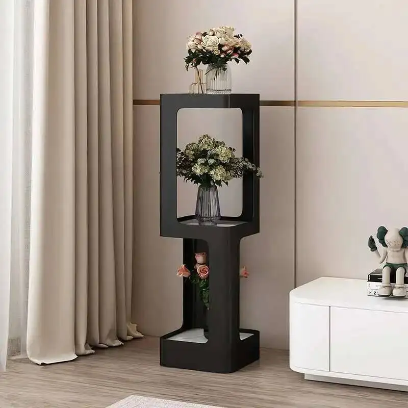 

Tiered Plant Shelf Metal Fashion Luxury Art Wedding Decoration Plant Display Shelf Modern Design Planten Rek Balcony Furniture
