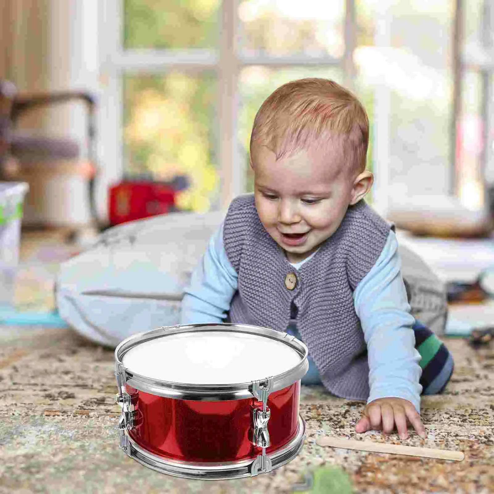 Adorable Children Drum Percussion Instrument Colorful Kid Music Educational Toy kids drum 11 inch kids drum set