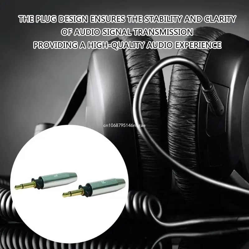 Superior Conductivity Headphone Plug for SONOROUS D8000 Earphone Plug Connectors Minimal Interferences New Dropship