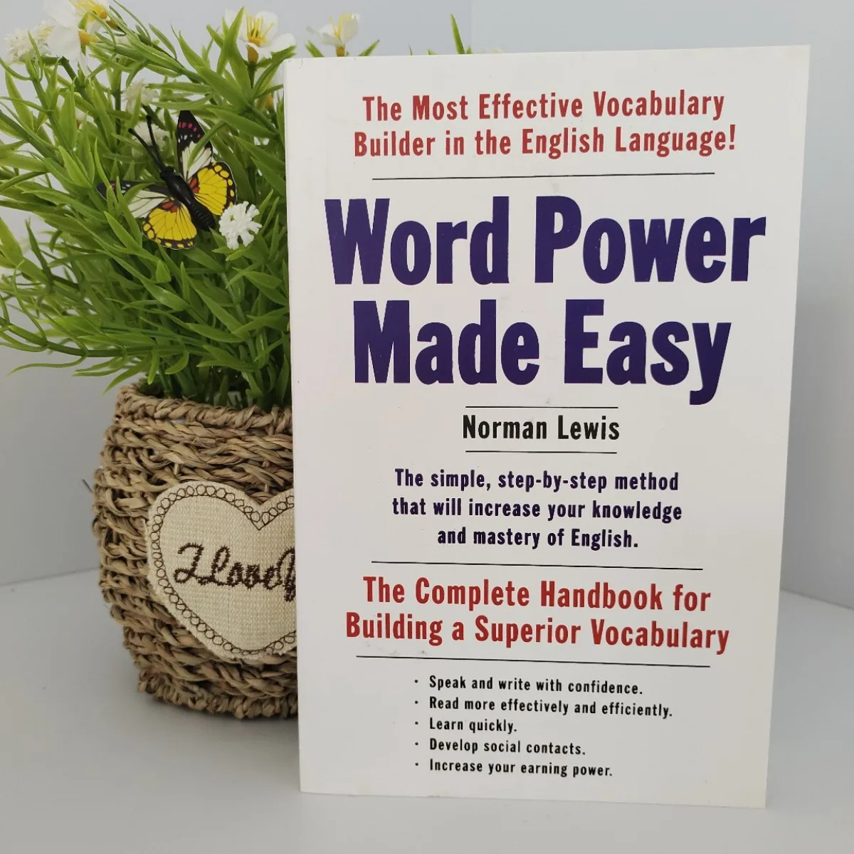 

Word Power Made Easy By Norman Lewis - Vocabulary Builder | Learn Roots & Prefixes English Language Mastery Guide Efficient
