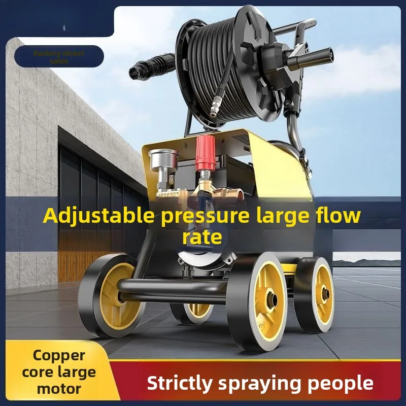 Boosting Circulation Water Pump, Mobile Car Cleansing Apparatus Equipped with High Force Spray Gun and Cleaning Brush