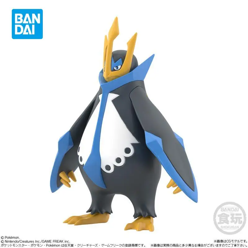 Bandai Original Pokemon Scale World Series Sinnoh Set Dawn Piplup Infernape Action Figure Model Toys Gift for Birthday Children