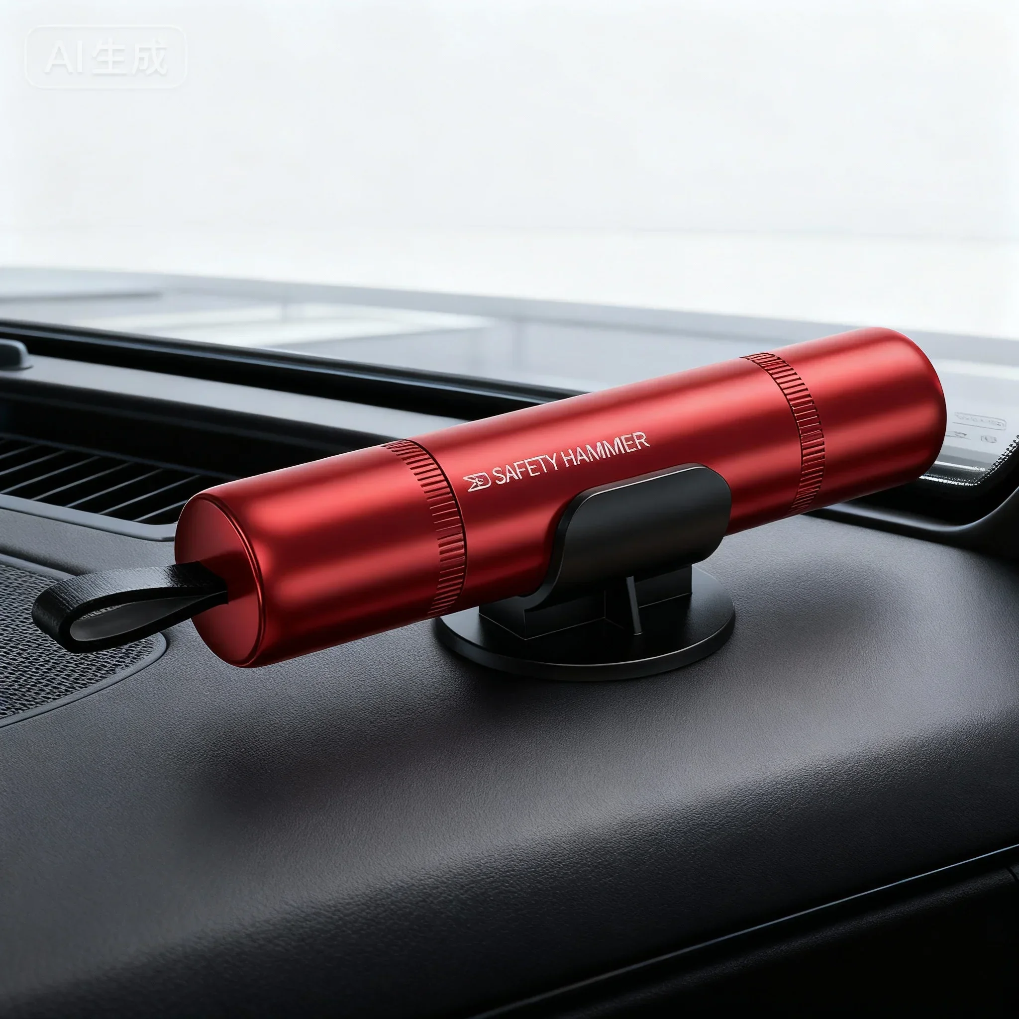 Aluminum Alloy Car Safety Rescue Hammer Automatic Seat Belt Cutter Window Breaker Emergency Rescue Tool - view 2