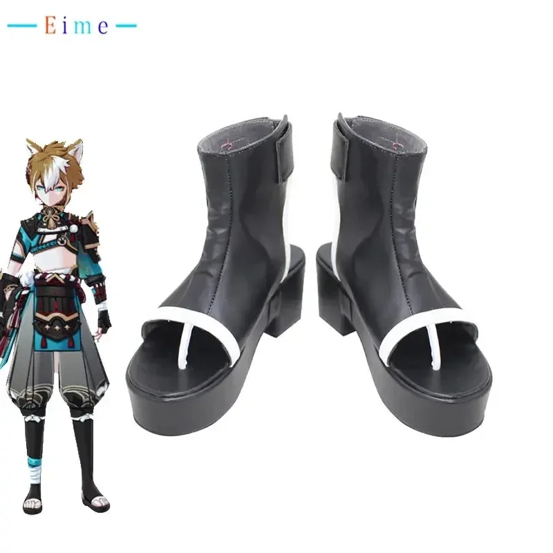 

Игра Genshin Impact Gorou Обувь для косплея Обувь из искусственной кожи Хэллоуин Карнавальные ботинки Реквизит для косплея на заказ