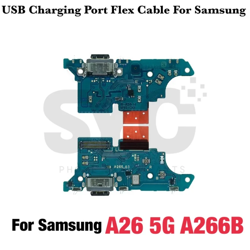 

Good quality Fast Charging Port Connector Board Dock Charger Flex Cable For Samsung A26 5G A266B Parts