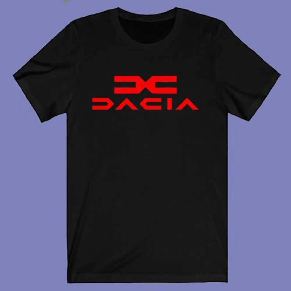 T shirt pria Dacia Car hitam ukuran S 3XL