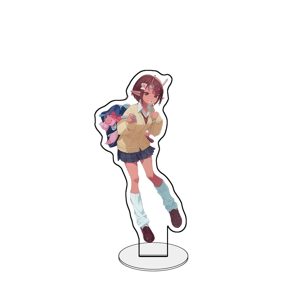 Milky☆Subway: The Galactic Limited Express 15cm Acrylic Stand Keychain Chiharu&Makina Desk Decor Holiday Gift