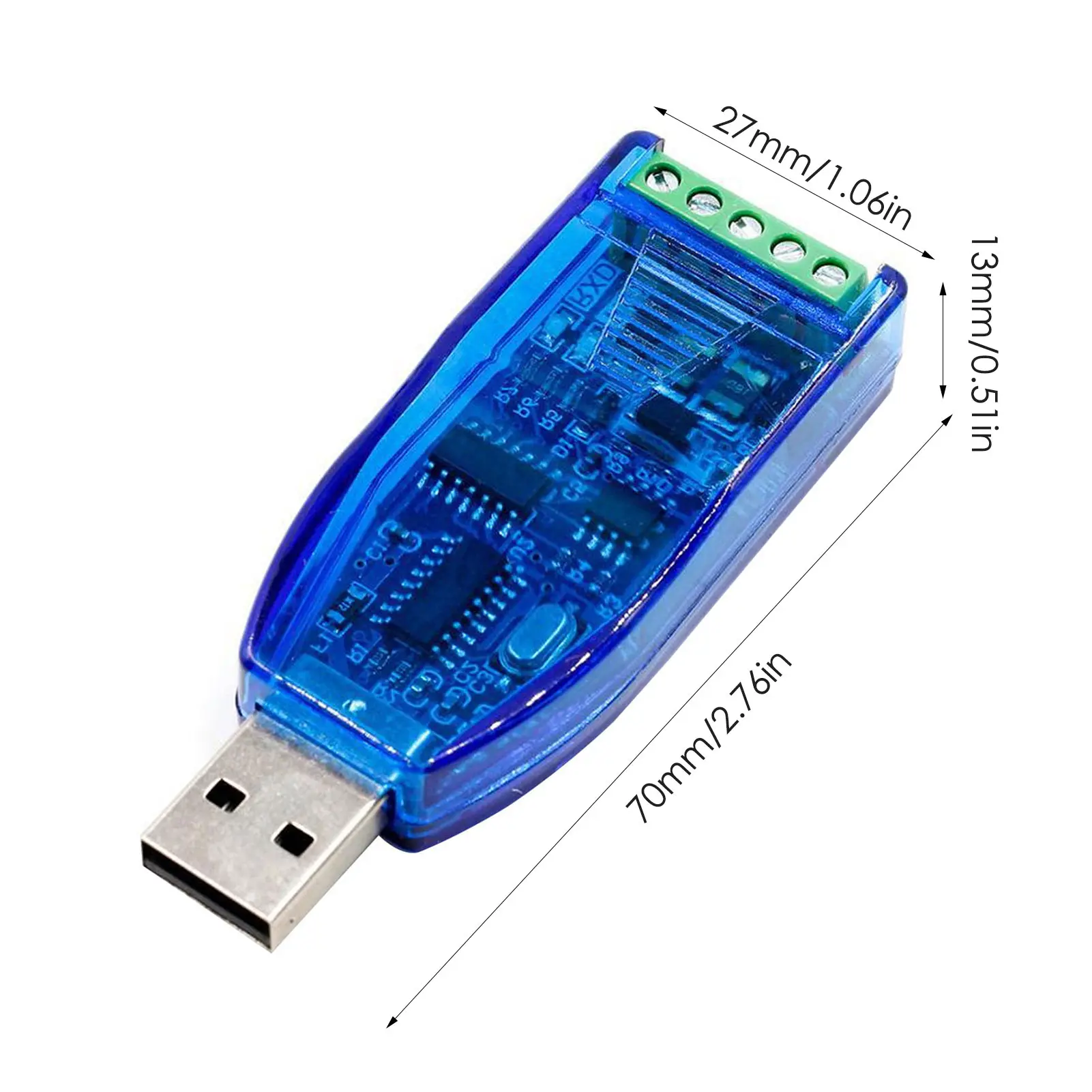 USB To RS485 Communication Module Long Distance For Multi-System USB To RS232 RS485 Communication Module