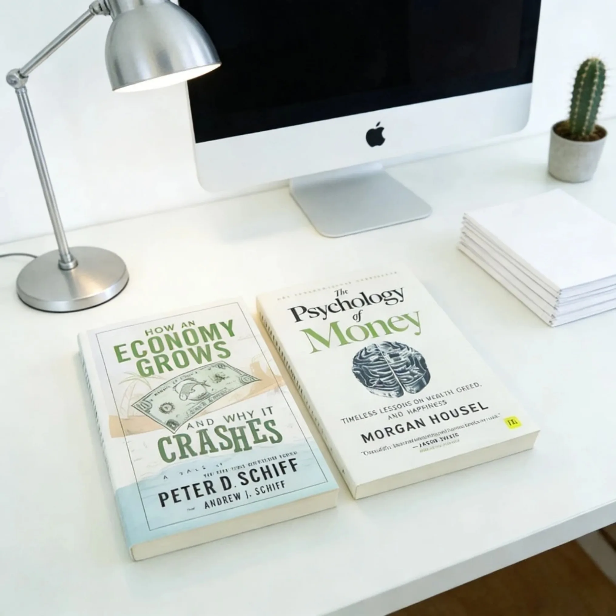 

How An Economy Grows Schiff + The Psychology of Money Housel - Economy/Wealth | Economic & Finance Guide