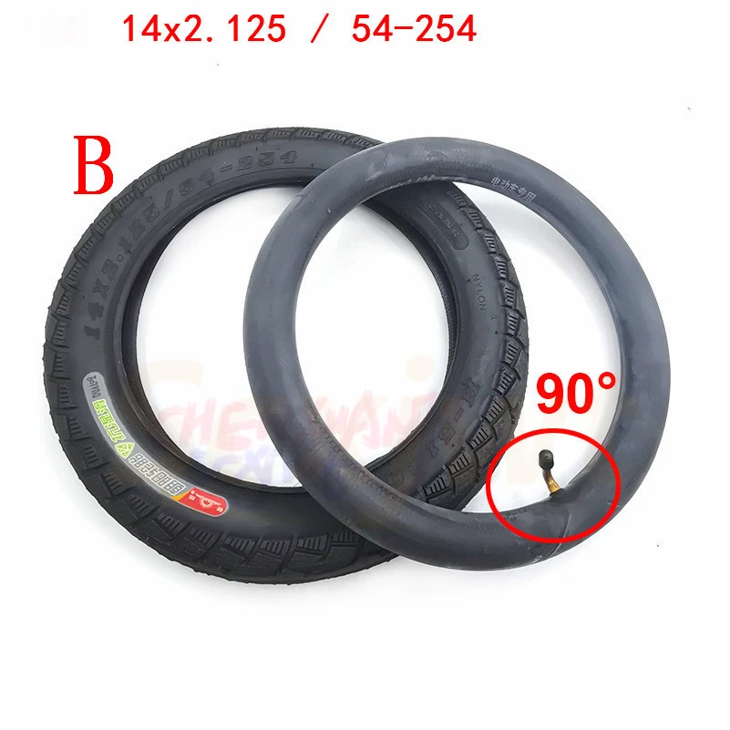 CHAO YANG 14 Inch 14x2.125 54-254 Electric Bicycle Tires 14*2.125 Tyres Bike Inner Tube Tyre Whole Sale Use