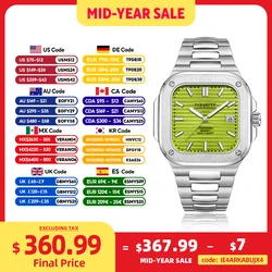 FARASUTE Automatic Mechanical Luxury Men's Watch Miyota9019 Movement Ultrathin 8.9mm Luminous 5ATM Waterproof Wristwatches Male