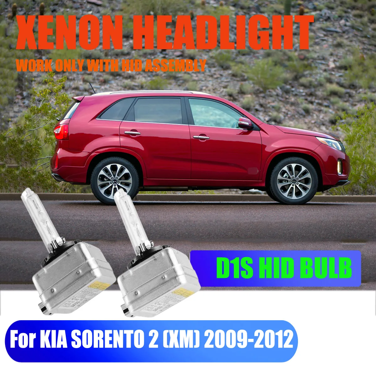 

D1S 35W 6000K Factory Xenon HID OEM Replacement Headlight Bulbs Car Driving Lamp For KIA SORENTO 2 (XM) 2009 2010 2011 2012