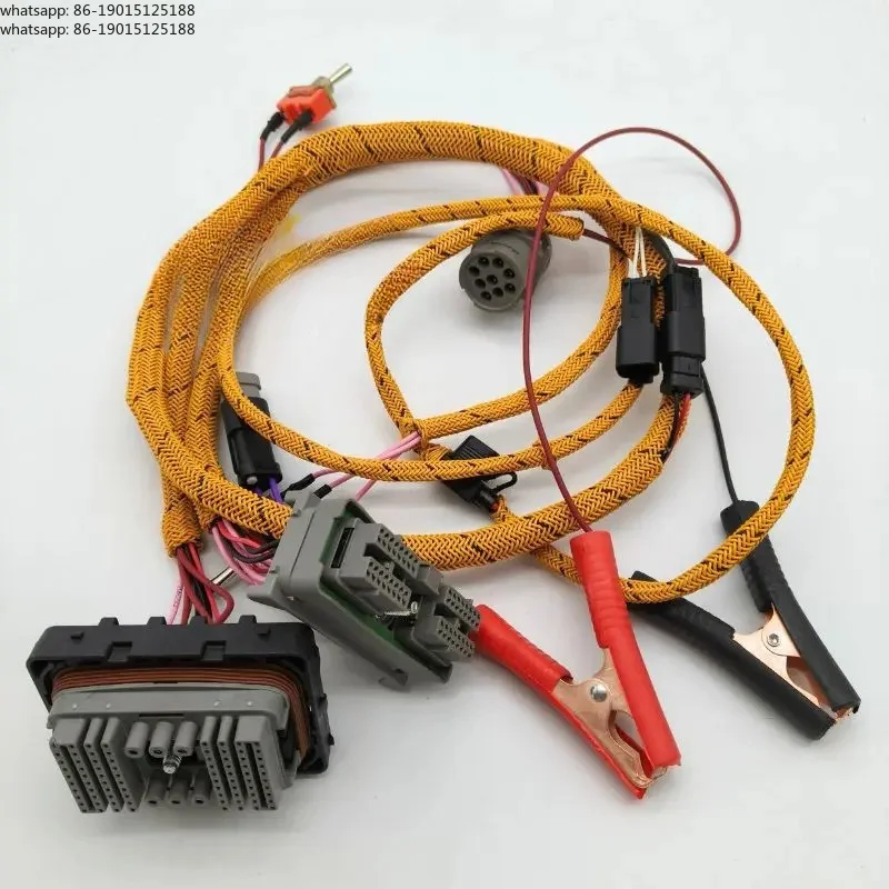 A6E2 C6.4 C7.1 Engine Start Test Wiring Harness C4.2 C4.4 C6.6 C9.3B Parts Excavator Inspection Wiring Harness