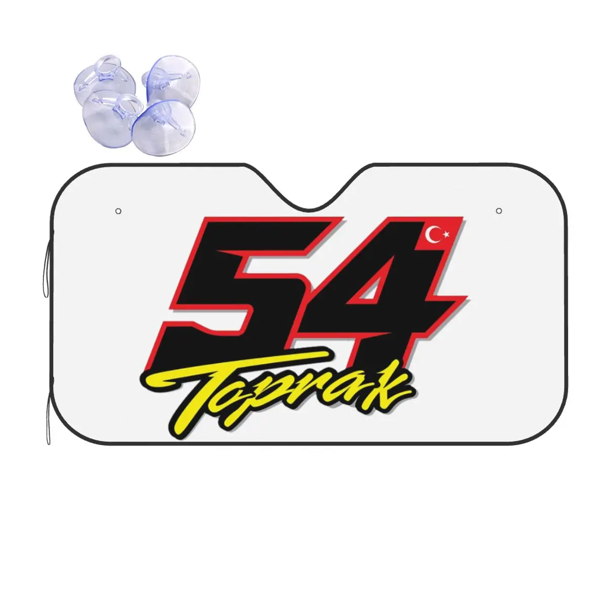 

Toprak Razgatlioglu 54 Sunshade Windscreen Car Front Windshield Window Sun Visor Accessories Covers