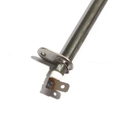 SNDHEATER 2pcs Electric Oven Heater Element 304SS Tube 6.6mm*360/365/370/380/385mm 6mm wide Round Sheet 350W 110V/220V