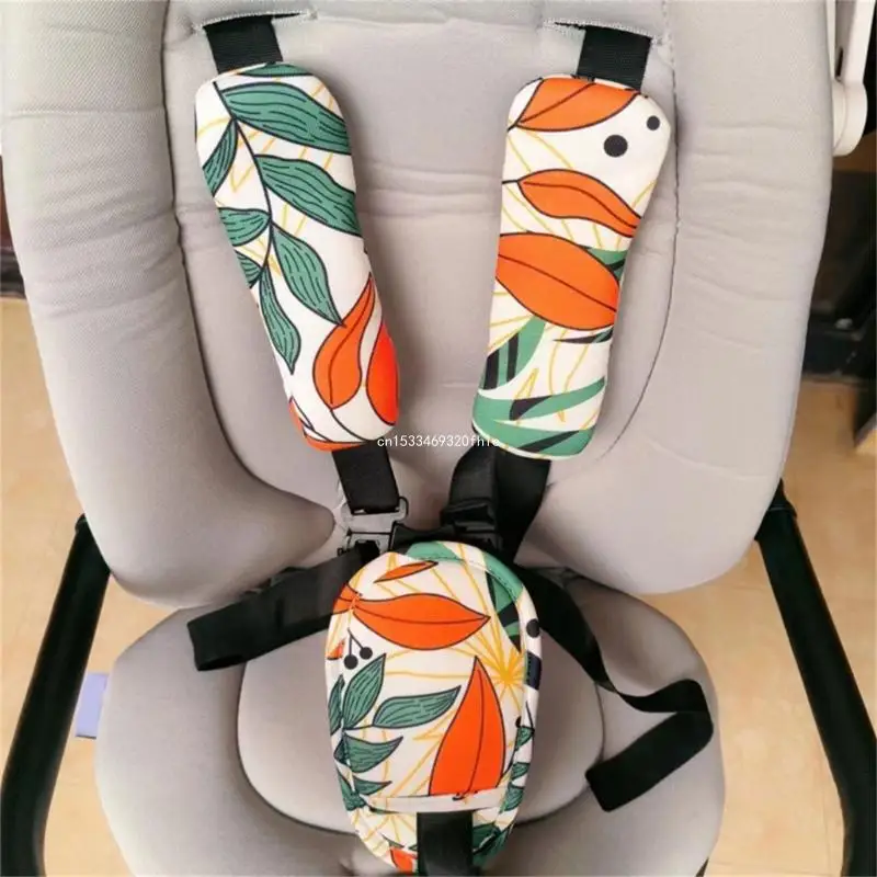 Belt Pads for Newborns Soft and Comfortable Shoulder Pad set Multi-style Designs