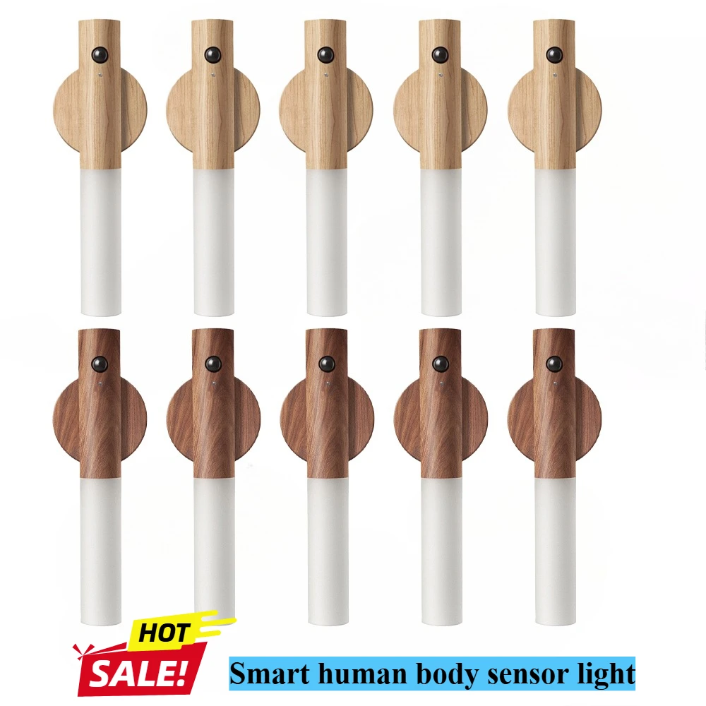 

Rechargeable Magnetic Wall Light with Smart Motion Sensor LED Night Light for Bedroom Hallway Stairs Bathroom Cabinet room decor