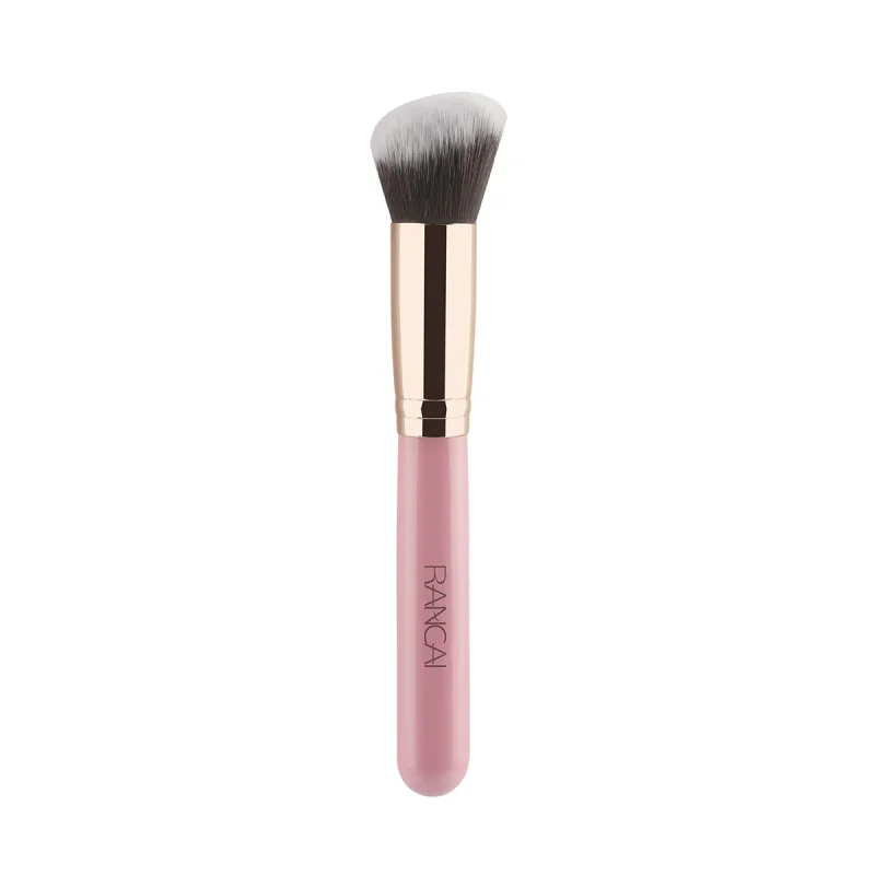 ใหม่เดี่ยวเฉียง Powder Foundation แปรง Soft Loose Powder Multifunctional แต่งหน้าเครื่องมือแต่งหน้าความงาม