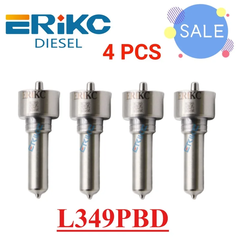 4PCS Diesel Injector Nozzle Tip Spray L349PBD Common Rail Nozzle L349PRD for Delphi EJBR06001D EJBR03801D 9656389980 9688438580