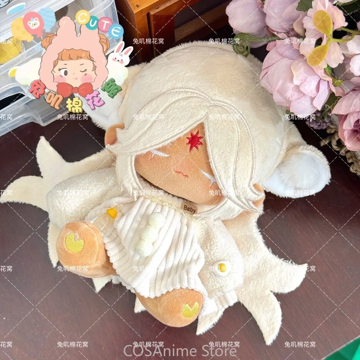 

【Игра IP】Vanilla Cookie, плюшевое платье Kawaii, 20 см, хлопковая мягкая игрушка, рождественский подарок, косплей