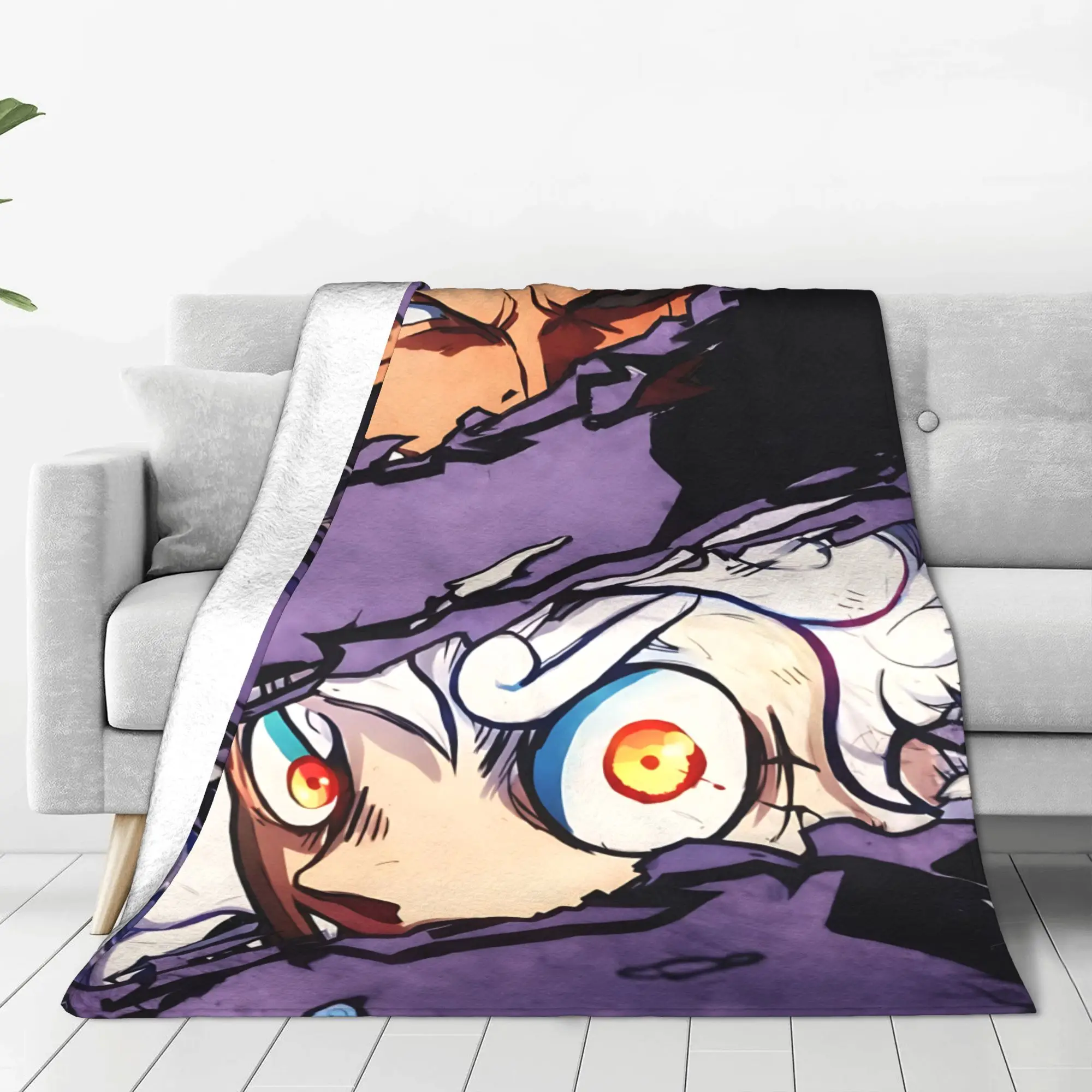 1PC home Cutecore Room Decor One Piece Luffy Blanket Throw Blanket  Novelty Warm Blanket All Season