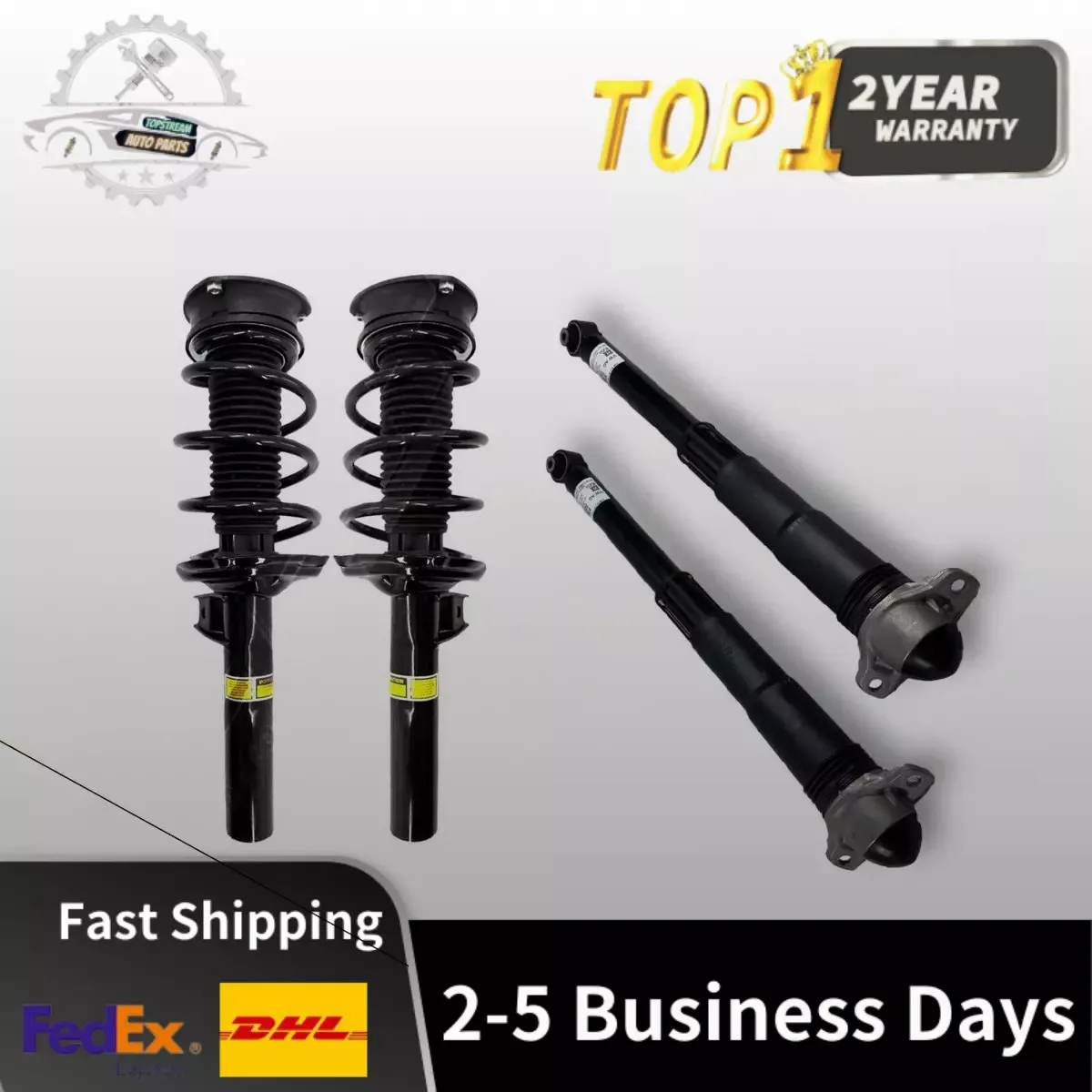 

4× F and R Shock Strut Assys For AUDI A3 8V VW GOLF MK7 Seat Leon 5F OCTAVIA III