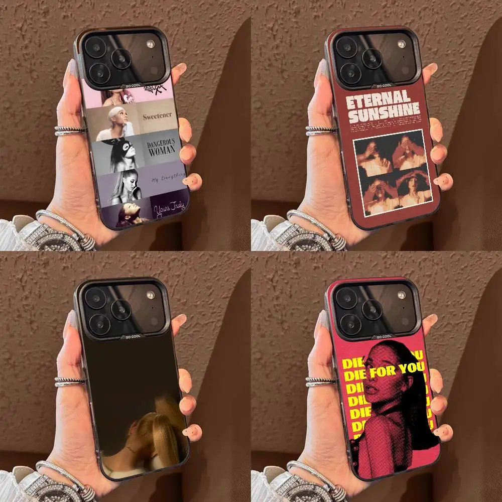 

A-Ariana G-Grande Eternal Sunshine Phone Case For iPhone 17,16,15,14,13,12,11,Pro,Max,Plus,E,Air,Mini Black Tpu Cover