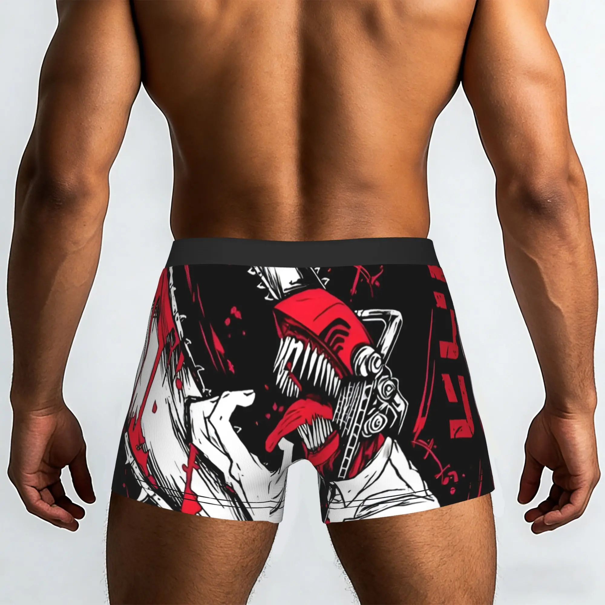 Denji  Bandai Chainsaw Man Underpants Breathbale Panties Man Underwear Print Shorts Boxer Briefs